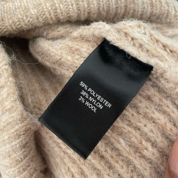 Christian Lacroix Beige wool blend Ribbed Cardigan - Picture 7 of 8